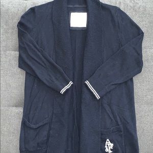 Navy blue Abercrombie and Fitch Cardigan